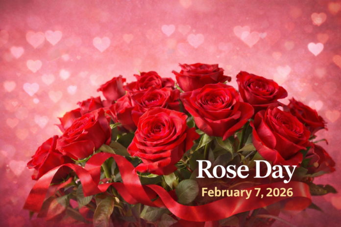 Rose Day 2026 celebration with red roses symbolizing love and friendship