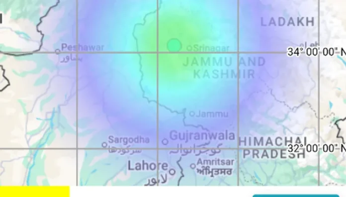 4.7-Magnitude Earthquake Jolts Baramulla, Tremors Felt Across Kashmir