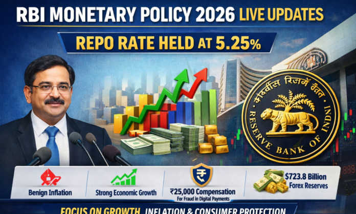RBI Monetary Policy 2026 Updates: Repo Rate
