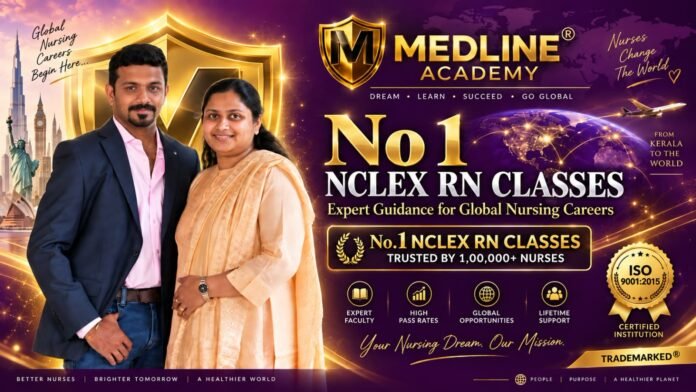 Best NCLEX RN Coaching Centre in Kerala? Medline Academy’s Ainstin S Dennis and Tincy Mathew Highlight What Nurses Should Look For