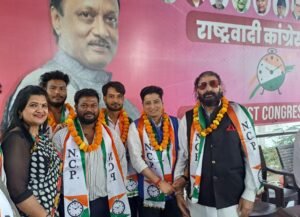 NCP Delhi Pradesh Team With Harsh Vardhan Rathod